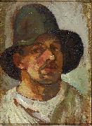 Selfportrait with hat. Theo van Doesburg